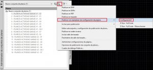 conjunto de planos en AutoCAD