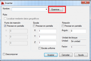 error escala bloque autocad