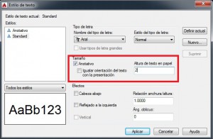 Autocad Objetos Anotativos