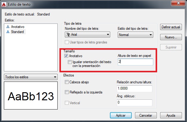 Autocad Objetos Anotativos