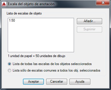 AutoCAD escala de objetos anotativos