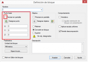 AutoCAD 2015 como crear bloques en AutoCAD
