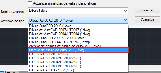 Cómo usar una plantilla en AutoCAD