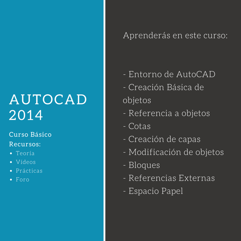 Curso AutoCAD 2014 online