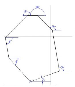 Dibujar una linea en autocad conociendo el angulo-2