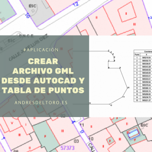 Crear GML valido para el catastro desde autocad