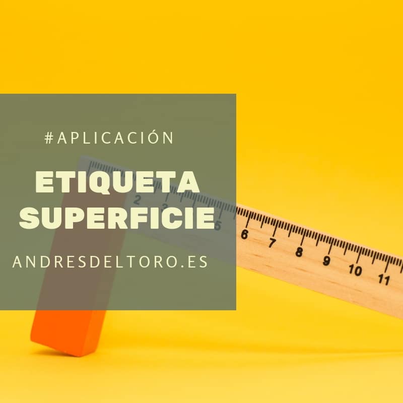 Lisp etiqueta superficie