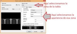 Crear tabla en AutoCAD