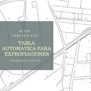 Tabla expropiaciones AutoCAD