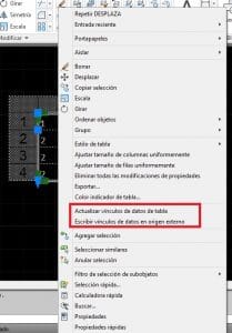 Vincular tabla excel con AutoCAD