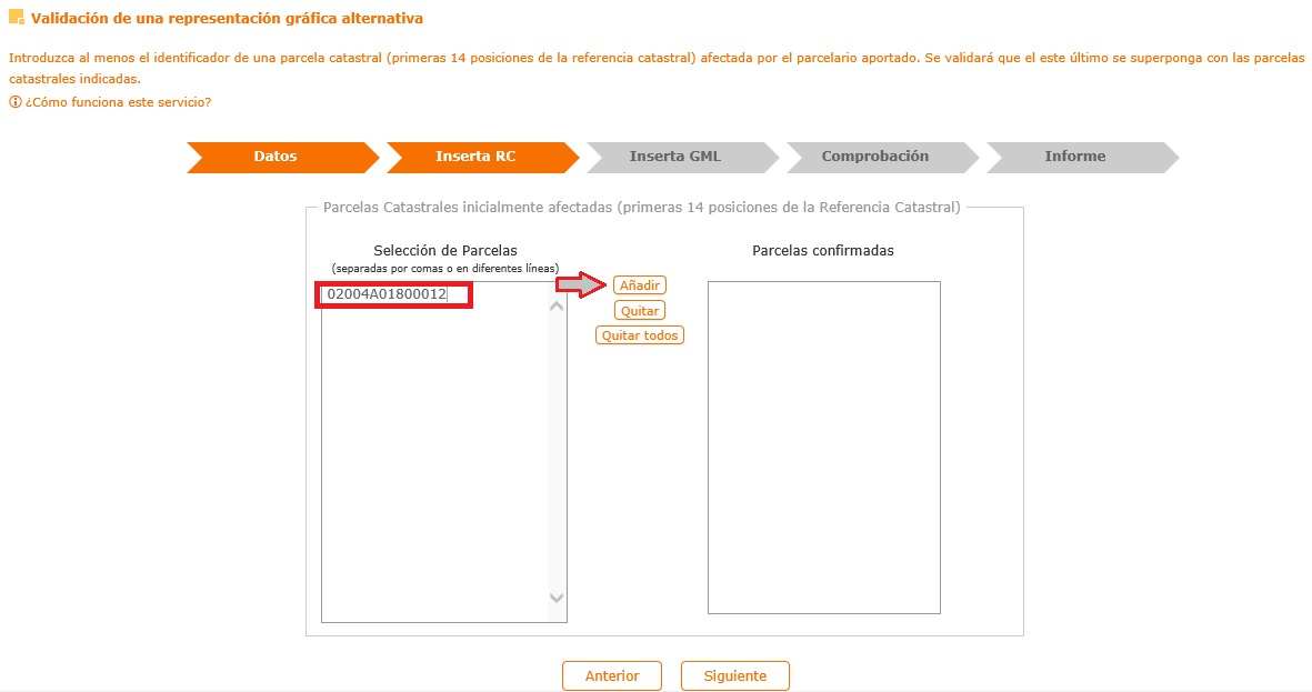 Validacion de GML en Catastro SEC