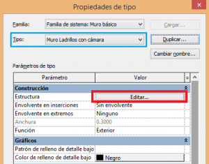Como crear un muro arquitectonico en Revit