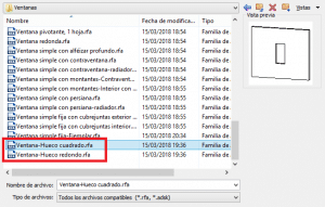 Insertar huecos de puertas y ventanas en tabiques y muros de Revit