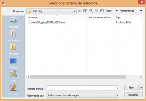 Insertar imagen ecw tif en coordenadas en autocad