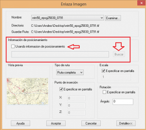 ZWCAD insertar imágenes en coordenadas