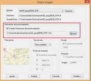 ZWCAD insertar imágenes en coordenadas