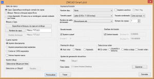 Imprimir en espacio modelo desde ZWCAD smartplot ZWPLOT