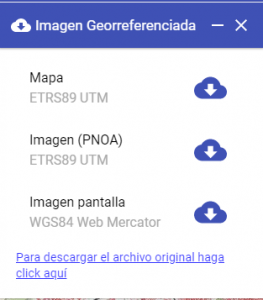 Descargar imágenes jpg de IBERPIX con coordenadas para insertar en AutoCAD