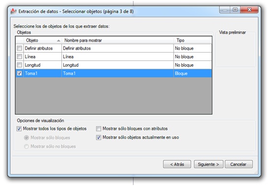 Extracción de atributos en AutoCAD