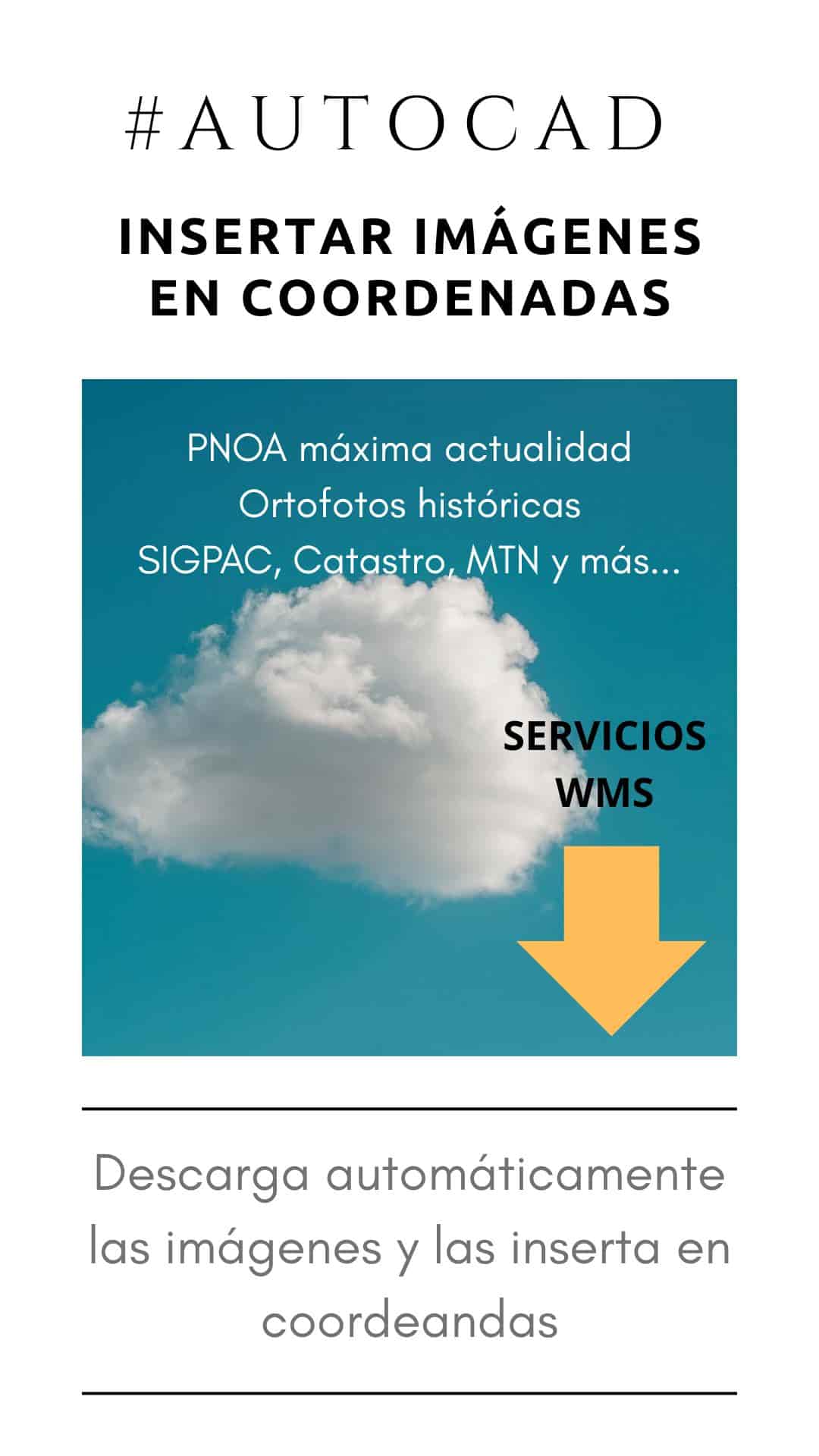 aplicacion para autocad insertar imagenes en coordenadas wms